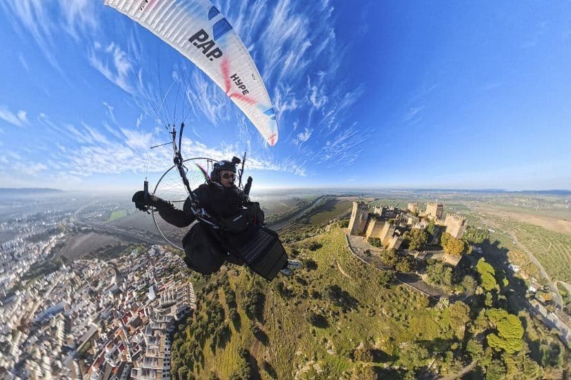 Nico Aubert Connects the Extremes of Andalusia by Paramotor